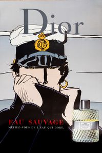 Hugo Pratt - Dior Eau Sauvage - Corto Maltese