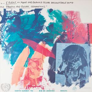 Robert Rauschenberg - Earth Summit - Rio De Janeiro, Brazil, 1992