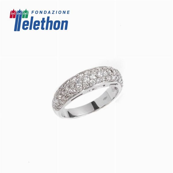 ANELLO CON DIAMANTI  - Asta Gioielli - Associazione Nazionale - Case d'Asta italiane