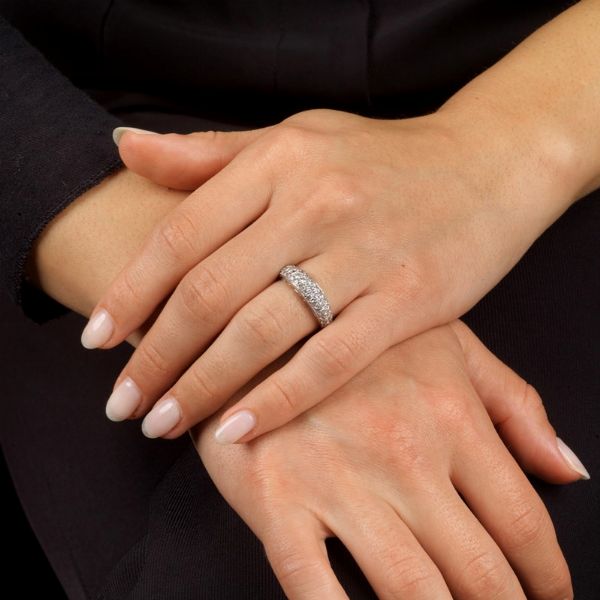 ANELLO CON DIAMANTI  - Asta Gioielli - Associazione Nazionale - Case d'Asta italiane