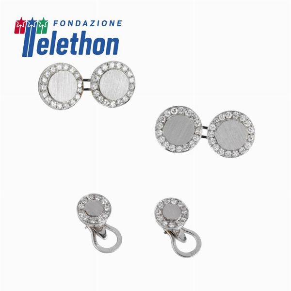 SET DA SPARATO CON DIAMANTI  - Asta Gioielli - Associazione Nazionale - Case d'Asta italiane