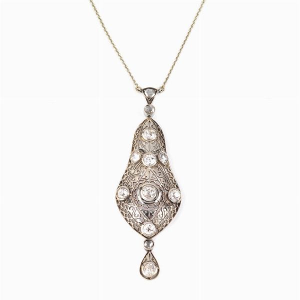 COLLANA CON DIAMANTI  - Asta Gioielli - Associazione Nazionale - Case d'Asta italiane