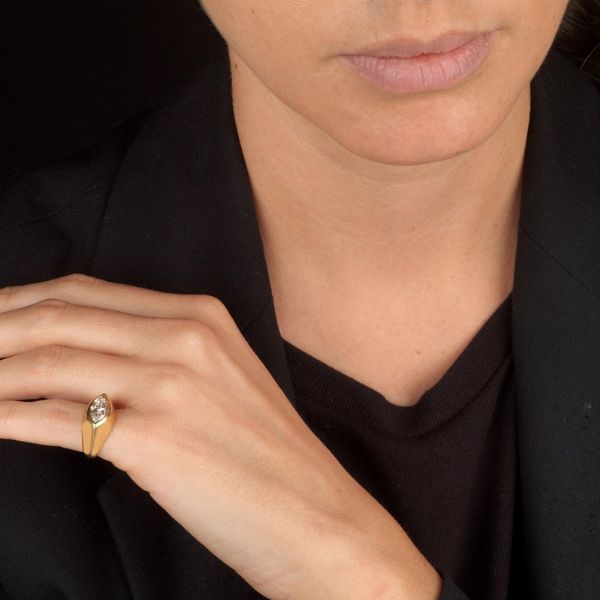 ANELLO CON DIAMANTE  - Asta Gioielli - Associazione Nazionale - Case d'Asta italiane