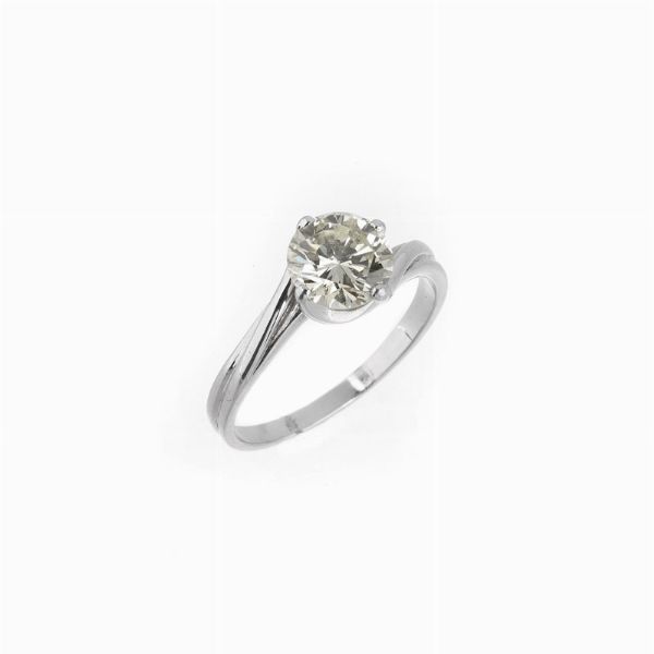 ANELLO SOLITARIO  - Asta Gioielli - Associazione Nazionale - Case d'Asta italiane