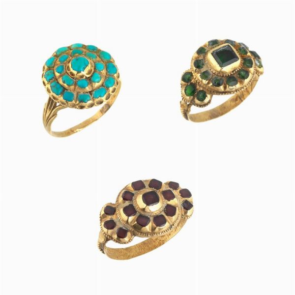 TRE FEDI CHIANINE  - Asta Gioielli - Associazione Nazionale - Case d'Asta italiane