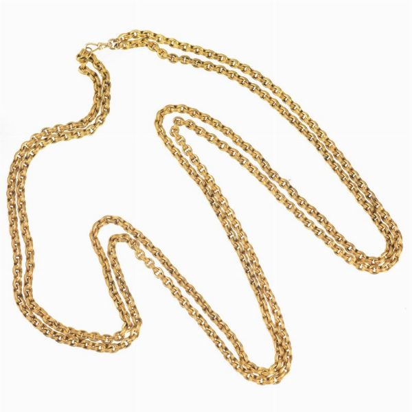 LUNGA COLLANA A CATENA  - Asta Gioielli - Associazione Nazionale - Case d'Asta italiane