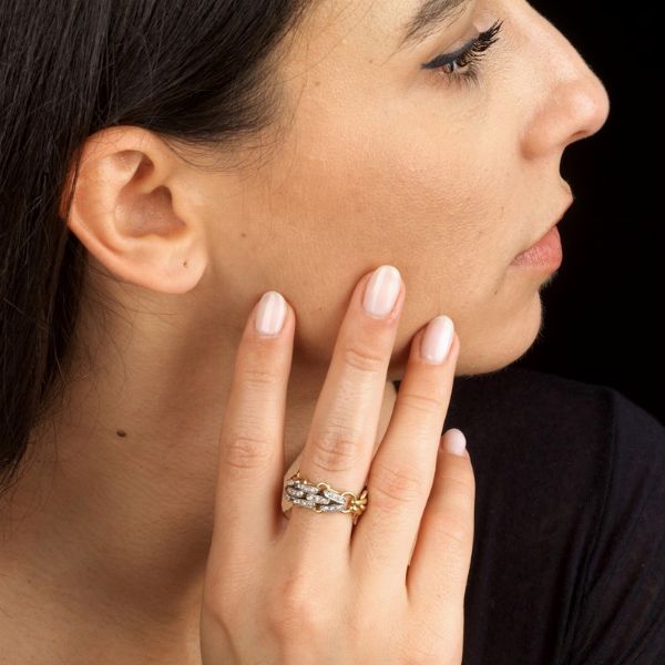 POMELLATO : POMELLATO ANELLO CON DIAMANTI  - Asta Gioielli - Associazione Nazionale - Case d'Asta italiane