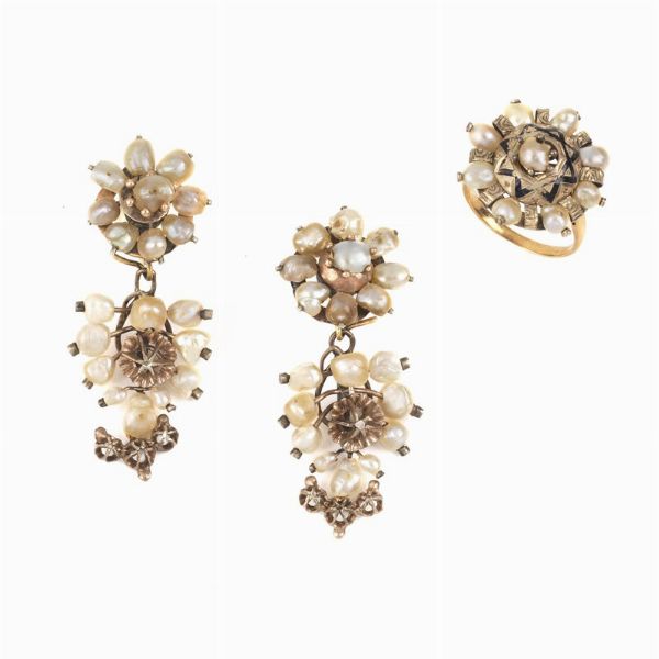 DEMI PARURE CON PERLE  - Asta Gioielli - Associazione Nazionale - Case d'Asta italiane