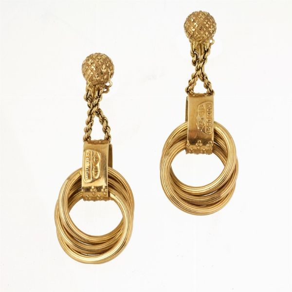 PAIO DI ORECCHINI PENDENTI  - Asta Gioielli - Associazione Nazionale - Case d'Asta italiane