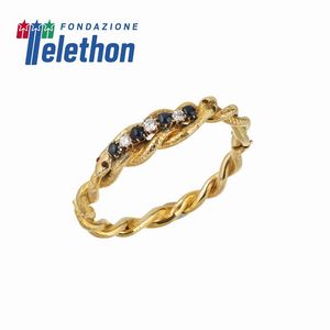 BRACCIALE RIGIDO A SERPE  - Asta Gioielli - Associazione Nazionale - Case d'Asta italiane