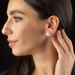 PAIO DI ORECCHINI CON DIAMANTI  - Asta Gioielli - Associazione Nazionale - Case d'Asta italiane