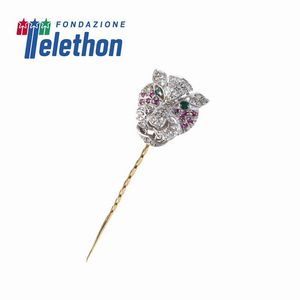 COPPIA DI SPILLE  - Asta Gioielli - Associazione Nazionale - Case d'Asta italiane