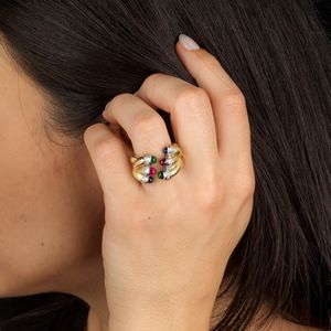 GRANDE ANELLO A CORDICELLA  - Asta Gioielli - Associazione Nazionale - Case d'Asta italiane