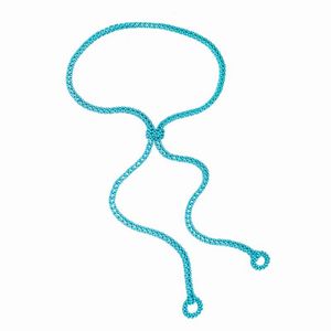 LUNGA COLLANA SALISCENDI CON PASTA DI TURCHESE  - Asta Gioielli - Associazione Nazionale - Case d'Asta italiane