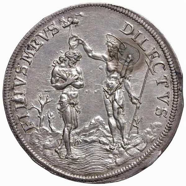 FIRENZE. COSIMO III DE&rsquo; MEDICI (1670-1723) PIASTRA 1676  - Asta Medaglie napoleoniche, monete toscane di grande modulo. Aurea: monete e medaglie d'oro - Associazione Nazionale - Case d'Asta italiane