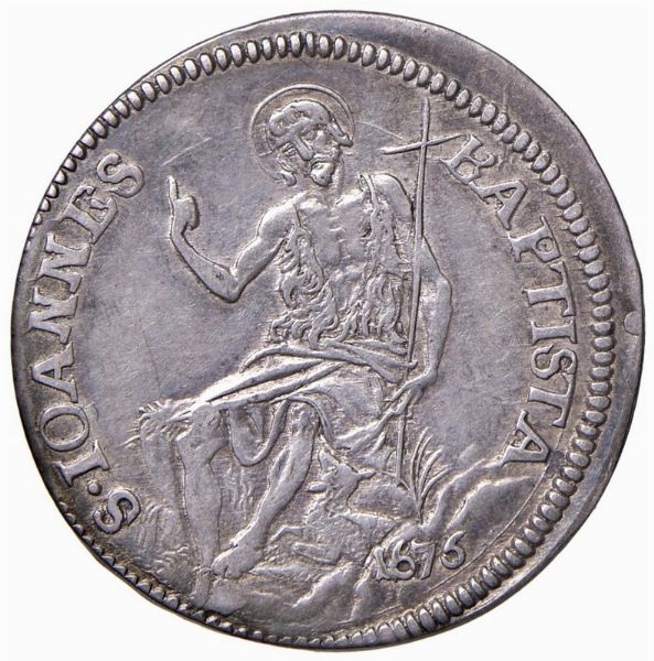FIRENZE. COSIMO III DE&rsquo; MEDICI (1670-1723) TESTONE 1676  - Asta Medaglie napoleoniche, monete toscane di grande modulo. Aurea: monete e medaglie d'oro - Associazione Nazionale - Case d'Asta italiane