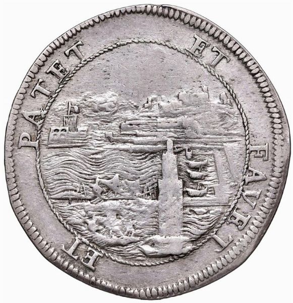 LIVORNO. COSIMO III DE&rsquo; MEDICI (1670-1723) TOLLERO 1692  - Asta Medaglie napoleoniche, monete toscane di grande modulo. Aurea: monete e medaglie d'oro - Associazione Nazionale - Case d'Asta italiane