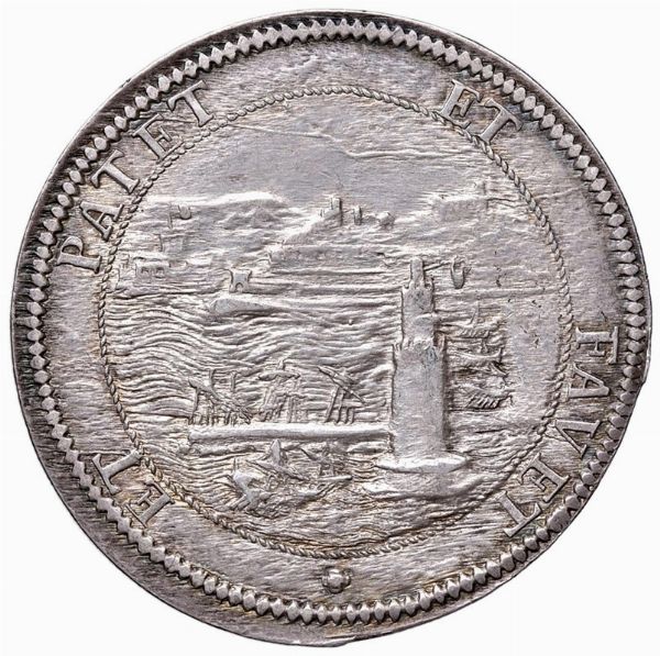 LIVORNO. COSIMO III DE&rsquo; MEDICI (1670-1723) TOLLERO 1698  - Asta Medaglie napoleoniche, monete toscane di grande modulo. Aurea: monete e medaglie d'oro - Associazione Nazionale - Case d'Asta italiane