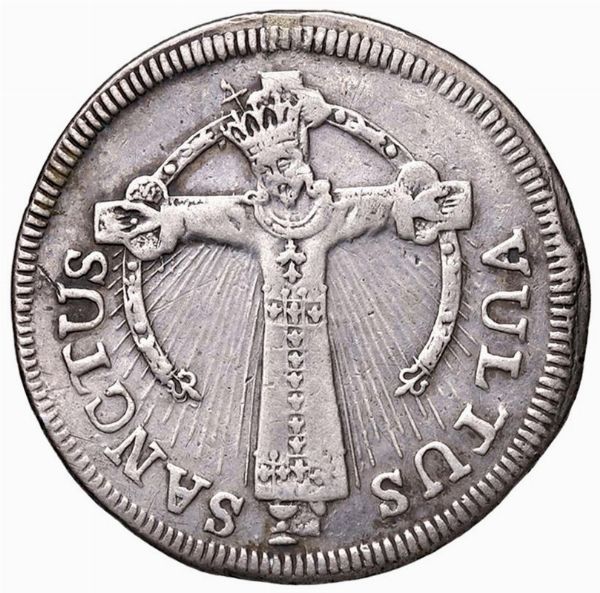 LUCCA. REPUBBLICA (1369-1799) SANTA CROCE DA 25 1756  - Asta Medaglie napoleoniche, monete toscane di grande modulo. Aurea: monete e medaglie d'oro - Associazione Nazionale - Case d'Asta italiane