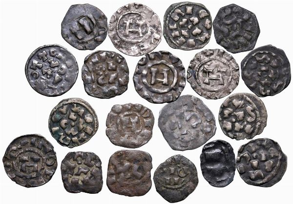 LUCCA. DICIANNOVE DENARI REPUBBLICANI (SECC. XI-XIII)  - Asta Medaglie napoleoniche, monete toscane di grande modulo. Aurea: monete e medaglie d'oro - Associazione Nazionale - Case d'Asta italiane