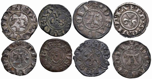 OTTANTATRE MONETE DI AREA ADRIATICA DEI SECC. XIII-XV (BOLOGNINI, DENARI E PICCIOLI)  - Asta Medaglie napoleoniche, monete toscane di grande modulo. Aurea: monete e medaglie d'oro - Associazione Nazionale - Case d'Asta italiane