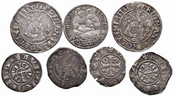 TRENTUNO MONETE DI AREA VENETA DEI SECC. XIII-XVIII (GROSSI E DENARI)  - Asta Medaglie napoleoniche, monete toscane di grande modulo. Aurea: monete e medaglie d'oro - Associazione Nazionale - Case d'Asta italiane