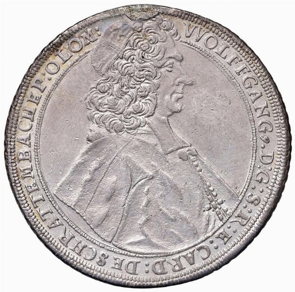 AUSTRIA. SACRO ROMANO IMPERO. CARLO VI (1711-1740) TALLERO 1738 HALL  - Asta Medaglie napoleoniche, monete toscane di grande modulo. Aurea: monete e medaglie d'oro - Associazione Nazionale - Case d'Asta italiane