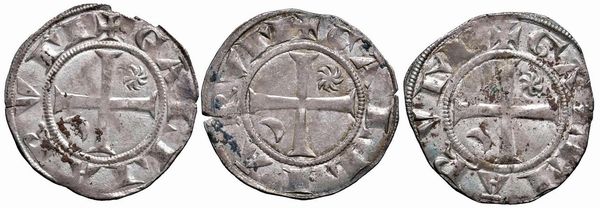 FRANCIA. TRE GROSSI ANONIMI ARCIVESCOVILI DI LYON (SECC. XIII-IV)  - Asta Medaglie napoleoniche, monete toscane di grande modulo. Aurea: monete e medaglie d'oro - Associazione Nazionale - Case d'Asta italiane