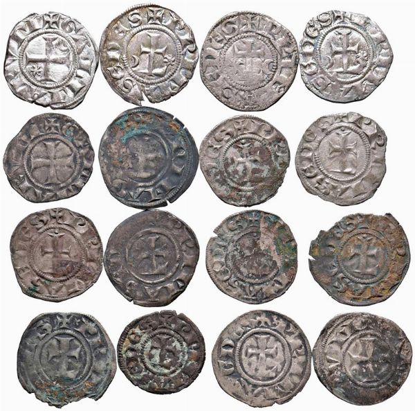 FRANCIA. SEDICI DENARI ANONIMI ARCIVESCOVILI DI LYON (SECC. XIII-IV)  - Asta Medaglie napoleoniche, monete toscane di grande modulo. Aurea: monete e medaglie d'oro - Associazione Nazionale - Case d'Asta italiane