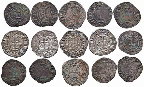 FRANCIA. QUINDICI DENARI ANONIMI ARCIVESCOVILI DI LYON (SECC. XIII-IV)  - Asta Medaglie napoleoniche, monete toscane di grande modulo. Aurea: monete e medaglie d'oro - Associazione Nazionale - Case d'Asta italiane