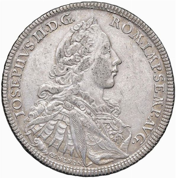 GERMANIA. REGENSBURG. GIUSEPPE II (1765-1790) TALLERO 1766  - Asta Medaglie napoleoniche, monete toscane di grande modulo. Aurea: monete e medaglie d'oro - Associazione Nazionale - Case d'Asta italiane