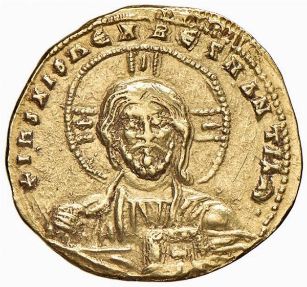 BISANZIO. COSTANTINO VII E ROMANO I (920-921) SOLIDO  - Asta Medaglie napoleoniche, monete toscane di grande modulo. Aurea: monete e medaglie d'oro - Associazione Nazionale - Case d'Asta italiane
