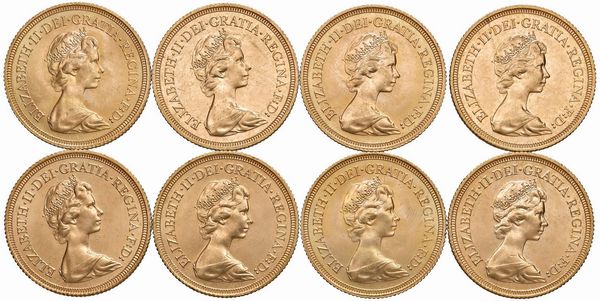 GRAN BRETAGNA. OTTO STERLINE  - Asta Medaglie napoleoniche, monete toscane di grande modulo. Aurea: monete e medaglie d'oro - Associazione Nazionale - Case d'Asta italiane
