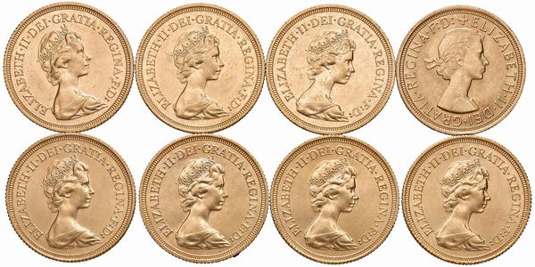 GRAN BRETAGNA. OTTO STERLINE  - Asta Medaglie napoleoniche, monete toscane di grande modulo. Aurea: monete e medaglie d'oro - Associazione Nazionale - Case d'Asta italiane