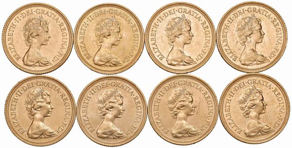 GRAN BRETAGNA. OTTO STERLINE  - Asta Medaglie napoleoniche, monete toscane di grande modulo. Aurea: monete e medaglie d'oro - Associazione Nazionale - Case d'Asta italiane