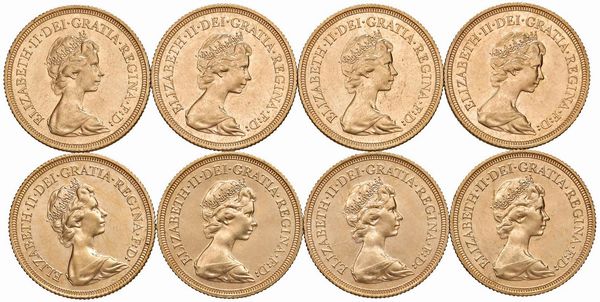 GRAN BRETAGNA. OTTO STERLINE  - Asta Medaglie napoleoniche, monete toscane di grande modulo. Aurea: monete e medaglie d'oro - Associazione Nazionale - Case d'Asta italiane