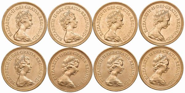 GRAN BRETAGNA. OTTO STERLINE  - Asta Medaglie napoleoniche, monete toscane di grande modulo. Aurea: monete e medaglie d'oro - Associazione Nazionale - Case d'Asta italiane