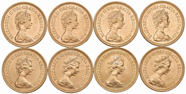 GRAN BRETAGNA. OTTO STERLINE  - Asta Medaglie napoleoniche, monete toscane di grande modulo. Aurea: monete e medaglie d'oro - Associazione Nazionale - Case d'Asta italiane