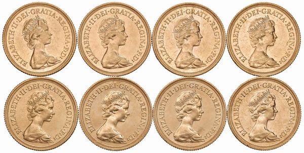 GRAN BRETAGNA. OTTO STERLINE  - Asta Medaglie napoleoniche, monete toscane di grande modulo. Aurea: monete e medaglie d'oro - Associazione Nazionale - Case d'Asta italiane