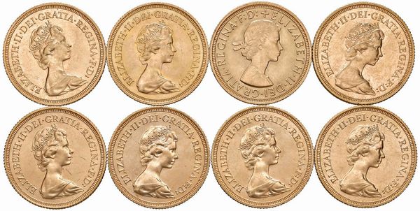 GRAN BRETAGNA. OTTO STERLINE  - Asta Medaglie napoleoniche, monete toscane di grande modulo. Aurea: monete e medaglie d'oro - Associazione Nazionale - Case d'Asta italiane