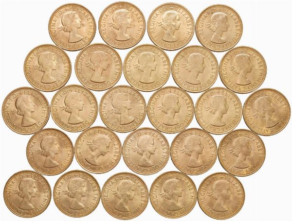 GRAN BRETAGNA. VENTICINQUE STERLINE  - Asta Medaglie napoleoniche, monete toscane di grande modulo. Aurea: monete e medaglie d'oro - Associazione Nazionale - Case d'Asta italiane