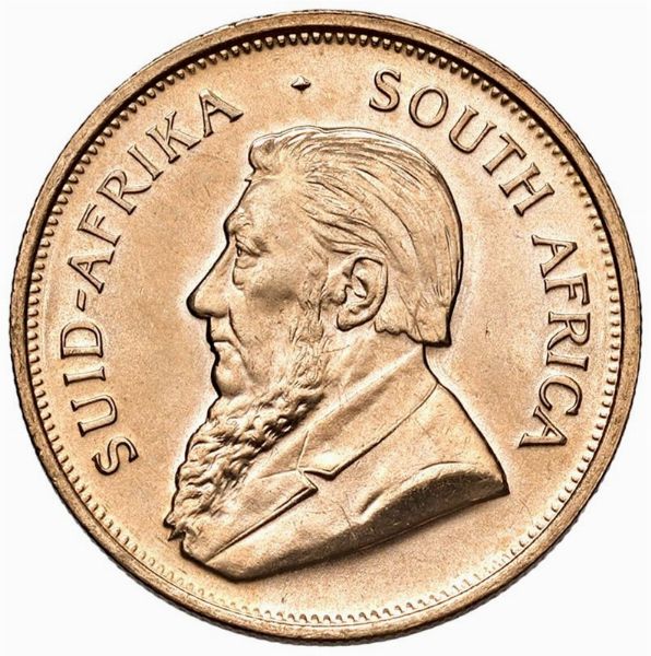 SUDAFRICA. KRUGERRAND 1974  - Asta Medaglie napoleoniche, monete toscane di grande modulo. Aurea: monete e medaglie d'oro - Associazione Nazionale - Case d'Asta italiane