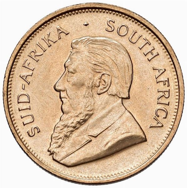 SUDAFRICA. KRUGERRAND 1974  - Asta Medaglie napoleoniche, monete toscane di grande modulo. Aurea: monete e medaglie d'oro - Associazione Nazionale - Case d'Asta italiane