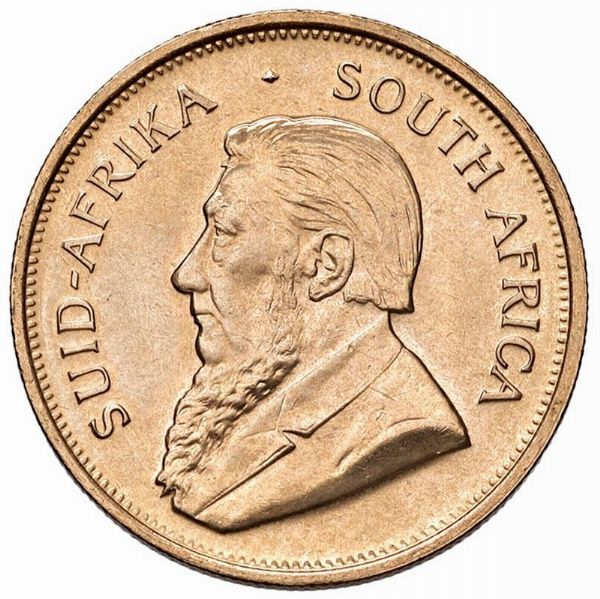 SUDAFRICA. KRUGERRAND 1974  - Asta Medaglie napoleoniche, monete toscane di grande modulo. Aurea: monete e medaglie d'oro - Associazione Nazionale - Case d'Asta italiane