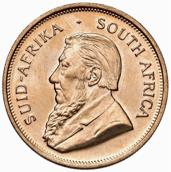 SUDAFRICA. KRUGERRAND 1974  - Asta Medaglie napoleoniche, monete toscane di grande modulo. Aurea: monete e medaglie d'oro - Associazione Nazionale - Case d'Asta italiane