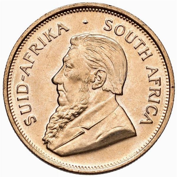 SUDAFRICA. KRUGERRAND 1974  - Asta Medaglie napoleoniche, monete toscane di grande modulo. Aurea: monete e medaglie d'oro - Associazione Nazionale - Case d'Asta italiane