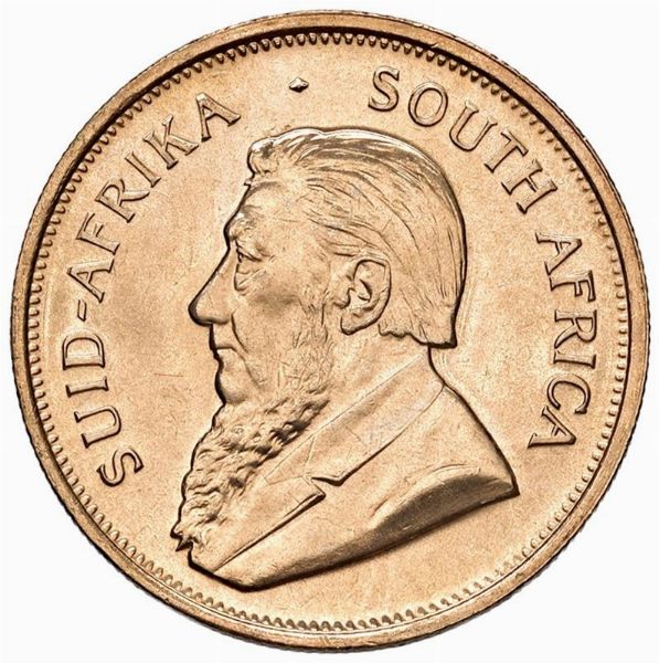 SUDAFRICA. KRUGERRAND 1974  - Asta Medaglie napoleoniche, monete toscane di grande modulo. Aurea: monete e medaglie d'oro - Associazione Nazionale - Case d'Asta italiane