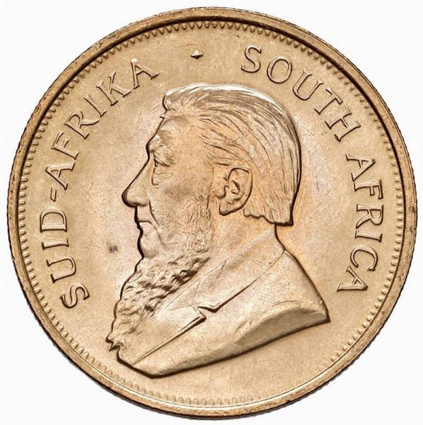 SUDAFRICA. KRUGERRAND 1974  - Asta Medaglie napoleoniche, monete toscane di grande modulo. Aurea: monete e medaglie d'oro - Associazione Nazionale - Case d'Asta italiane