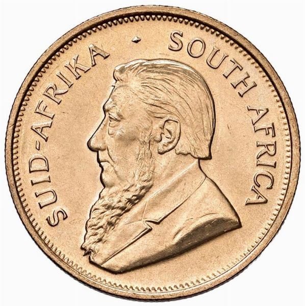 SUDAFRICA. KRUGERRAND 1974  - Asta Medaglie napoleoniche, monete toscane di grande modulo. Aurea: monete e medaglie d'oro - Associazione Nazionale - Case d'Asta italiane