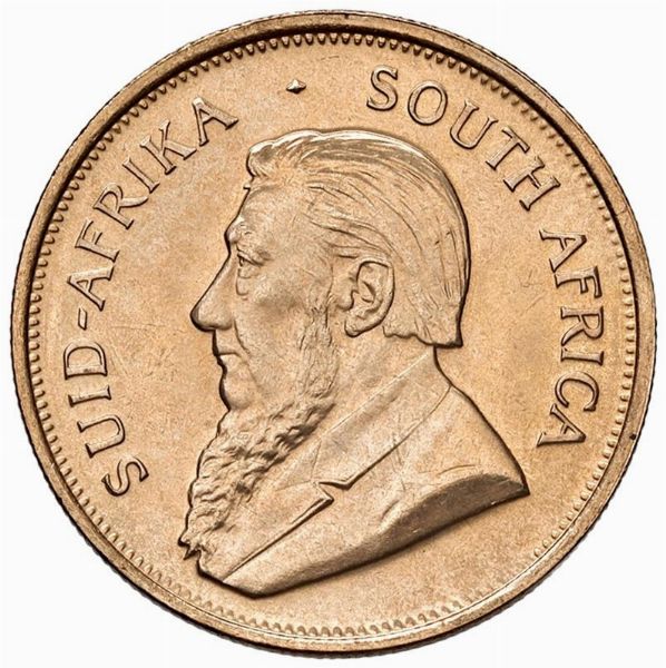 SUDAFRICA. KRUGERRAND 1974  - Asta Medaglie napoleoniche, monete toscane di grande modulo. Aurea: monete e medaglie d'oro - Associazione Nazionale - Case d'Asta italiane